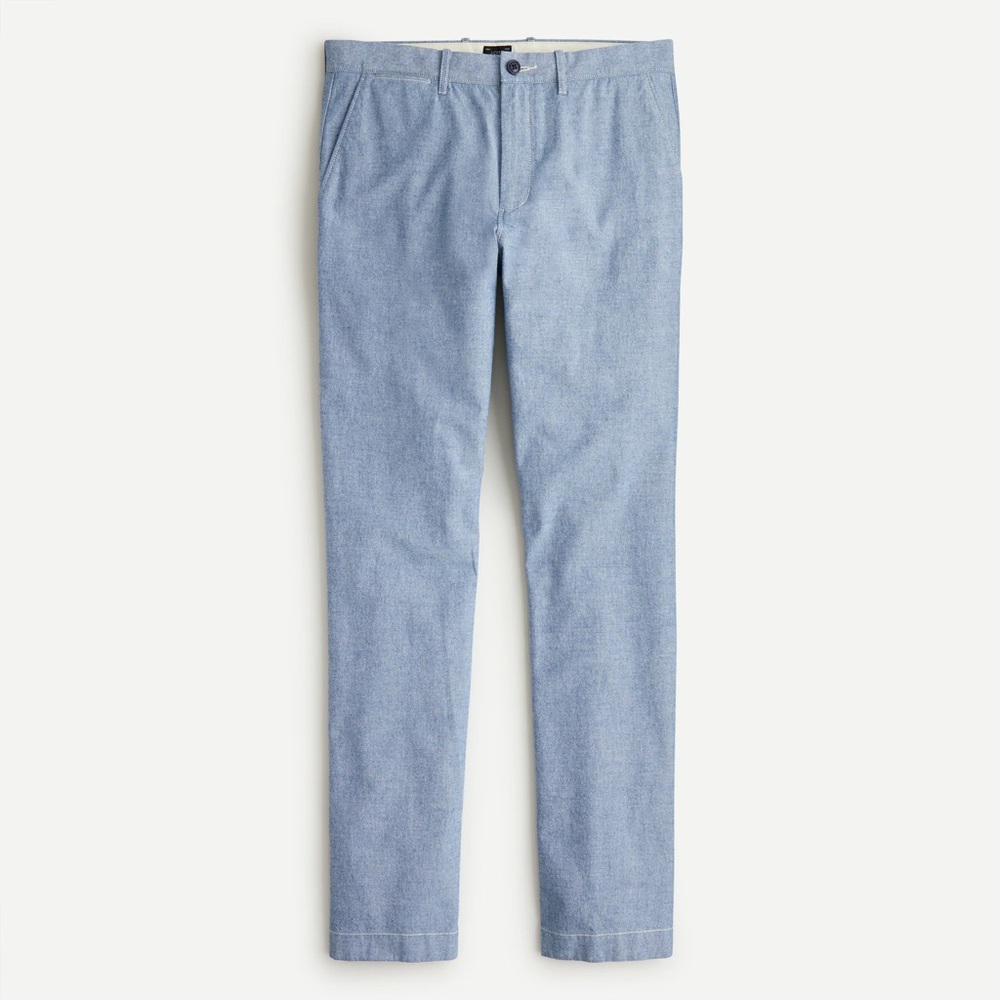 NEW J. Crew 770™ Straight-Fit Chino Pant in Stretch Chambray